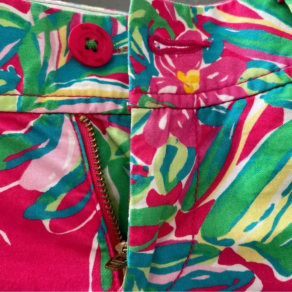 Lilly Pulitzer Callahan pink print shorts 15780 - Picture 3 of 6